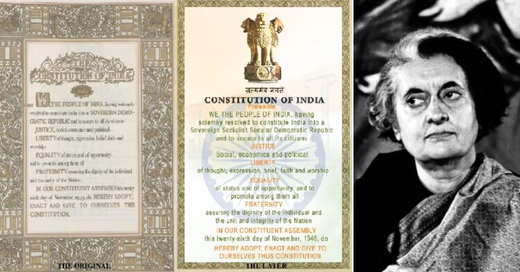 Constitutional Amendments During the Emergency: When the Communists Criticized the Inclusion of Socialism and Secularism