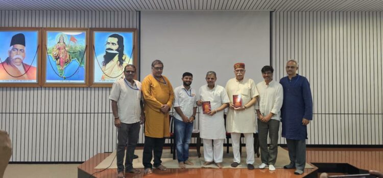RSS Sarkaryavah Dattatreya Hosabale releases book on Sree Narayana Guru